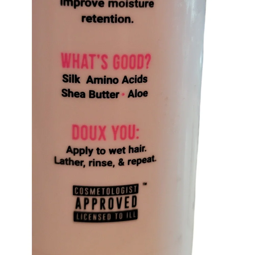 Doux‎ Sucka Free Moisturizing Shampoo 8 FL OZ 236 ML Sulfate Free Paraben Free